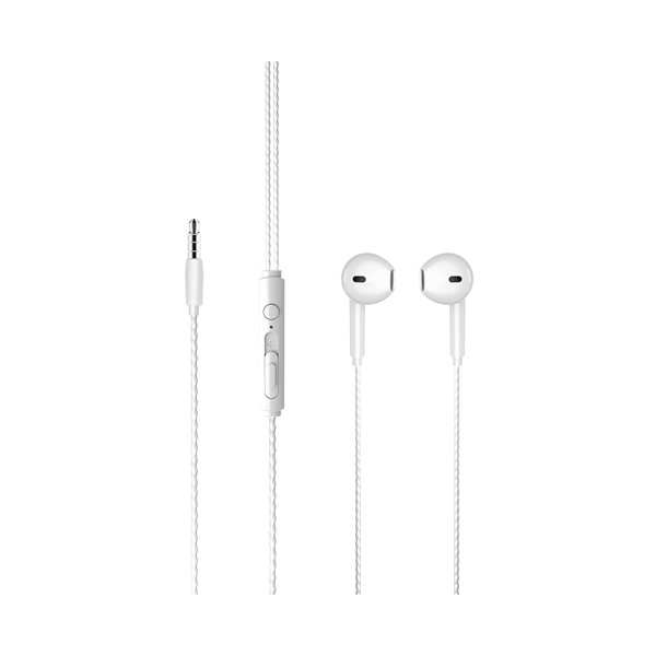 resimler/genel/LENOVO LECOO EH104W Stereo 3.5mm Jack Beyaz Kulak İçi Mikrofonlu Kulaklık
