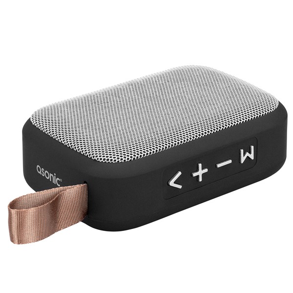resimler/genel/Asonic AS-02 Gümüş Bluetooth 3W TF/USB Destekli Speaker