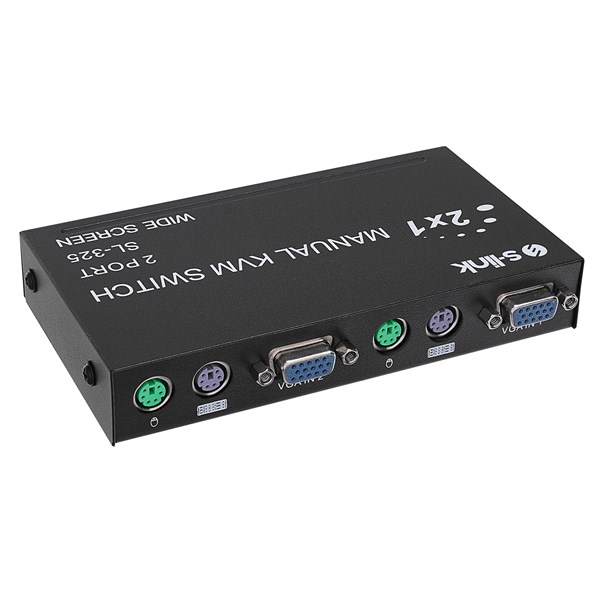 resimler/genel/S-LINK 2port SL-325 VGA+PS2 1.8m M/M Kablolu Manuel Kvm Switch