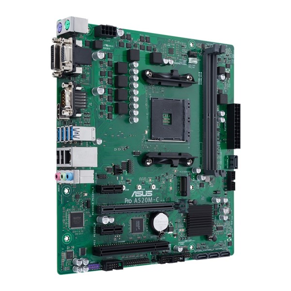 resimler/genel/ASUS PRO A520M-C/CSM DDR4 HDMI-DVI PCIE 4.0 AM4 mATX KURUMSAL ANAKART