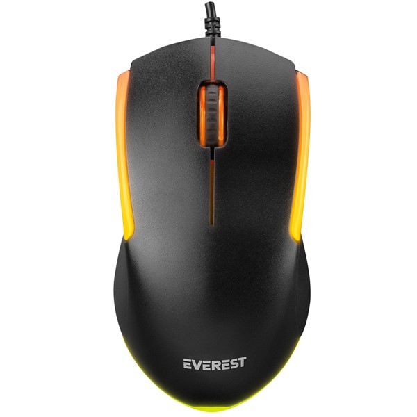 resimler/genel/Everest KM-R59 FORZA PLUS Siyah Usb Rainbow Backlight Q Klavye + 1200 dpi Mouse Set