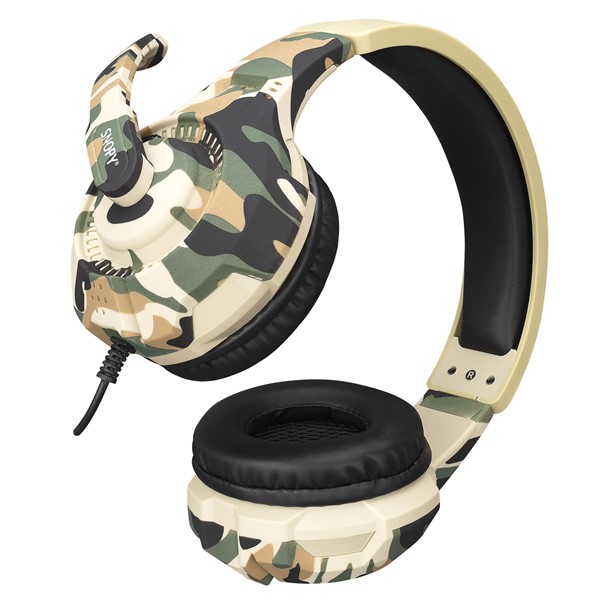 resimler/genel/Snopy SN-8800 GAMETIME Kamuflaj Desenli PC 3,5M PS4-XBOX-Mobile Gaming Oyuncu Mikrofonlu Kulaklık
