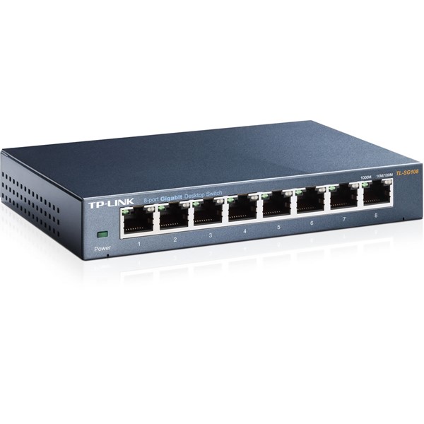 resimler/genel/TP-LINK 8-PORT TL-SG108 GIGABIT YÖNETİLEMEZ SWITCH METAL KASA