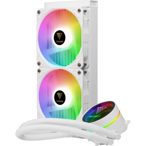 resimler/genel/GAMDIAS 240MM CHIONE M3-240W RGB AM5-1700 SIVI SOĞUTMALI İŞLEMCİ FANI BEYAZ