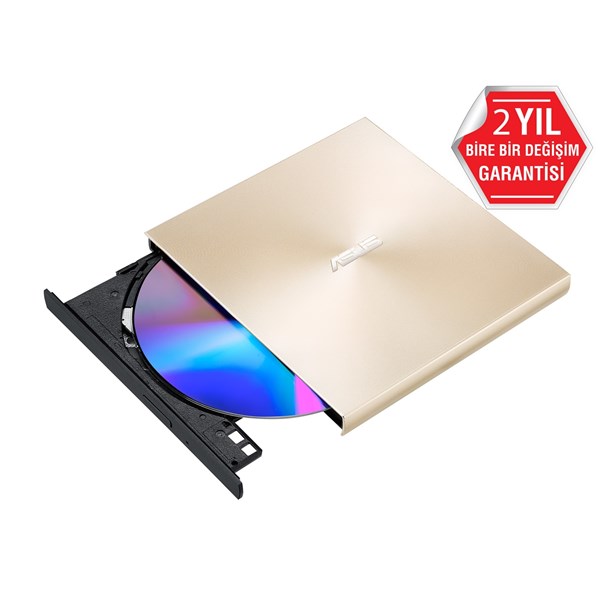 ASUS ZENDRIVE U9M SDRW-08U9M-U HARİCİ USB DVD YAZICI ALTIN RENK