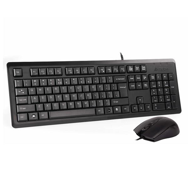 resimler/genel/A4 TECH KR-9276 USB Q Trk Optic Mouse Suya Dayanıklı Siyah Multimedya Klavye - Mouse Set