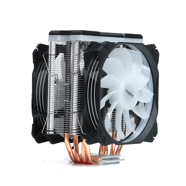 resimler/genel/DARK FREEZER X129 DKCCX129 RGB Hava Soğutmalı AM5-1700p Dual Fan İşlemci Fanı