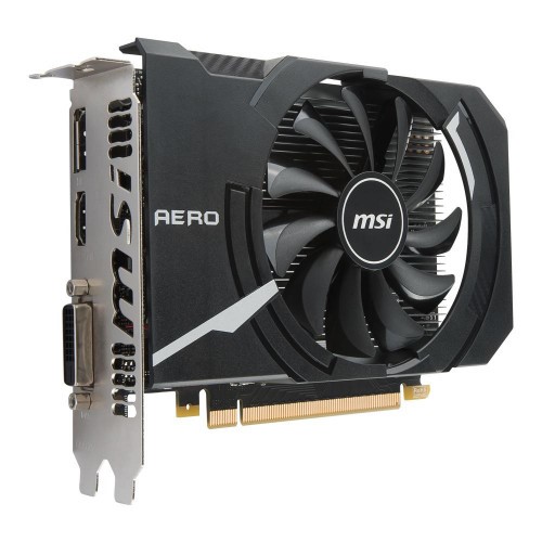 resimler/genel/MSI GTX1050Ti 4GB AERO ITX 4G OC GDDR5 128bit HDMI DP PCIe 16X v3.0