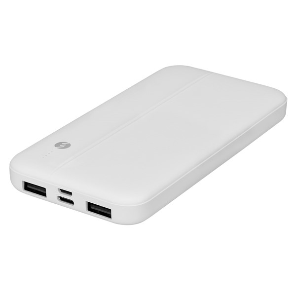 resimler/genel/S-link IP-G10N 10000mAh Micro+Type C Girişli Powerbank Beyaz Taşınabilir Pil Şarj Cihazı