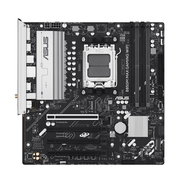 resimler/genel/ASUS B850M MAX GAMING WIFI6 DDR5 HDMI-DP TYPEC PCIE 5.0 AM5 MATX