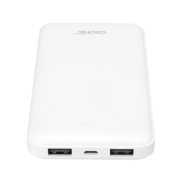 resimler/genel/Asonic AS-P10 10000mAh 2*USB Output Powerbank Beyaz Taşınabilir Pil Şarj Cihazı