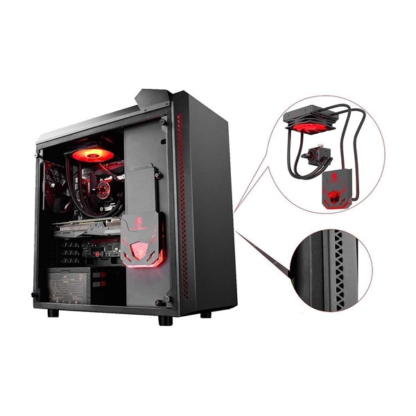resimler/genel/DEEPCOOL BARONKASE SIVI SOĞUTMALI AM4-1200p İŞLEMCİ FANI DAHİL GAMING MID-TOWER PC KASASI