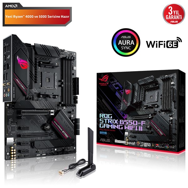resimler/genel/ASUS ROG STRIX B550-F GAMING WIFI II DDR4 HDMI DP PCIe 16X v4.0 AM4 mATX