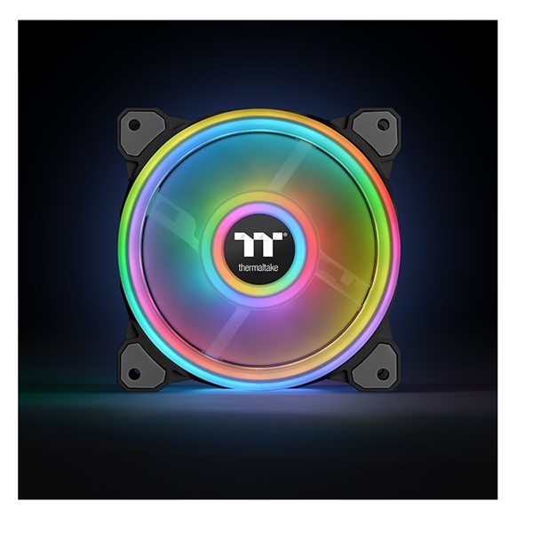 resimler/genel/THERMALTAKE Quad Riing CL-F100-PL12SW-A RGB 120mm Kasa Fanı 3-lü Paket