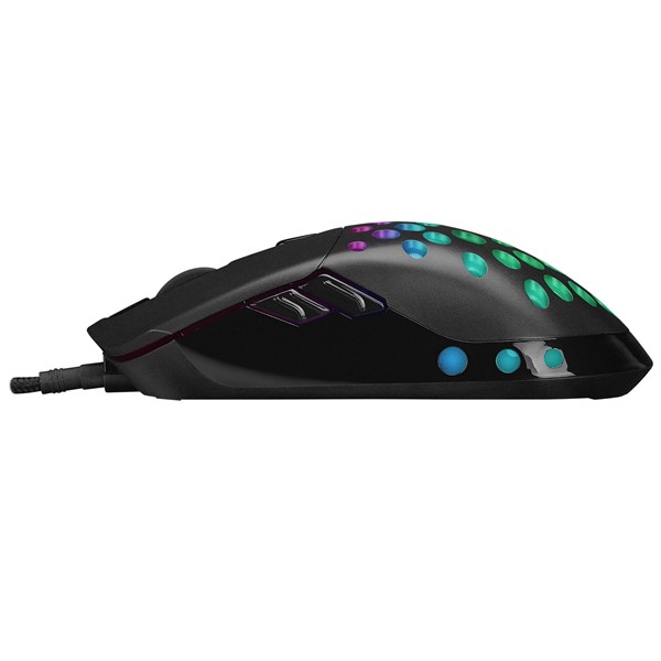 resimler/genel/Rampage SMX-R66 ROCKET Ultra Hafif Siyah RGB Ledli 12000dpi Gaming Oyuncu Mouse