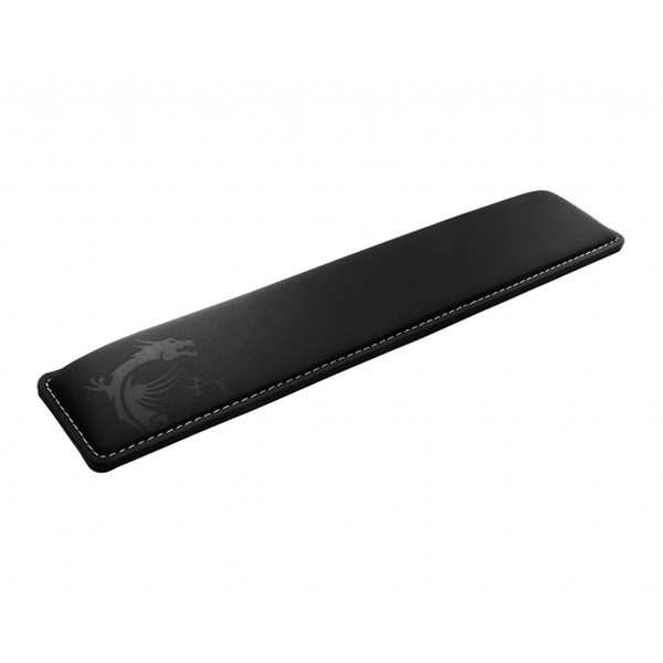 resimler/genel/MSI GG VIGOR W01 Wrıst Rest Lıkra Yuzey Kaymaz Kaucuk Taban Hafızalı Kopuk 432 X 86 X 25Mm Klavye Bılek Destegı