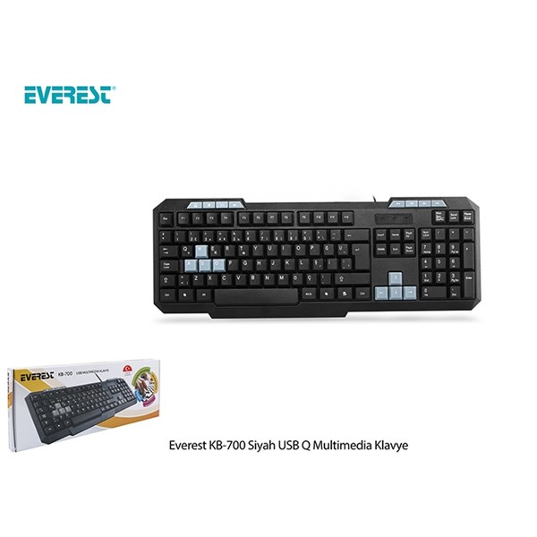 resimler/genel/Everest Q TRK KB-700 Siyah USB Q Multimedia Klavye
