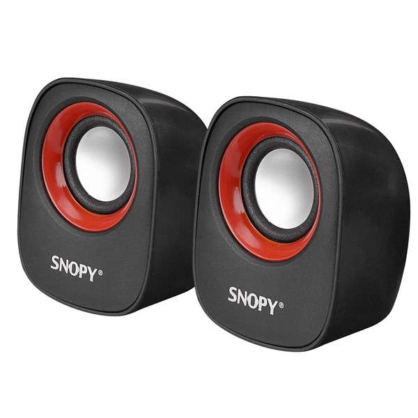 resimler/genel/Snopy SN-120 2.0 Siyah/Kırmızı USB Speaker