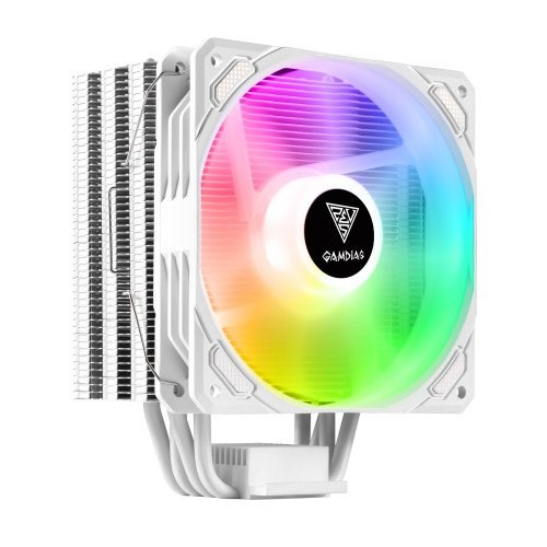 resimler/genel/GAMDIAS BORAES E1 410 WH RGB AM5-1700P HAVA SOĞUTMALI İŞLEMCİ FANI