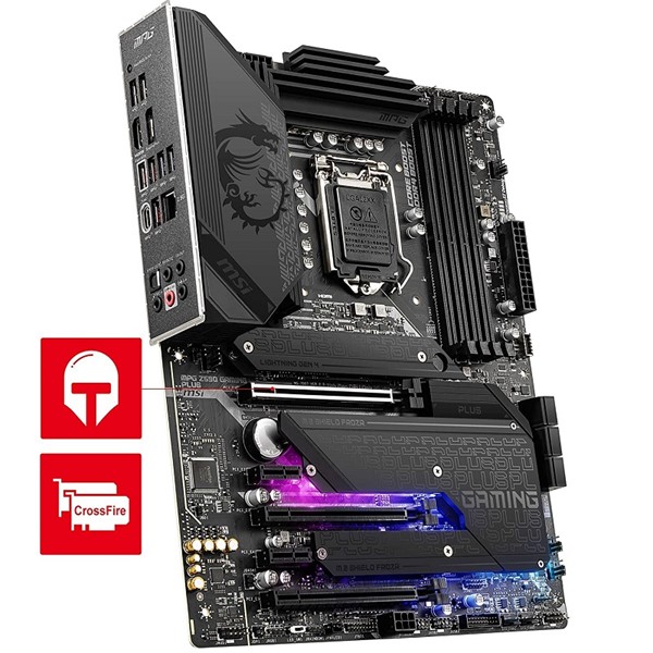 MSI MPG Z590 GAMING PLUS DDR4 M2 PCIe NVME HDMI DP PCIe 16X v4.0 1200p v2 ATX