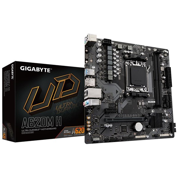 resimler/genel/GIGABYTE A620M-H DDR5 HDMI PCIe 16X v4.0 AM5 mATX	