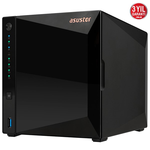 resimler/genel/ASUSTOR AS3304T REALTEK QC 2 GB RAM- 4-diskli Nas Server (Disksiz)