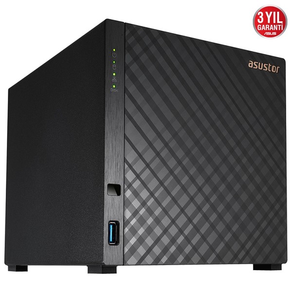 resimler/genel/ASUSTOR AS1104T REALTEK QC 1 GB RAM- 4-diskli Nas Server (Disksiz)