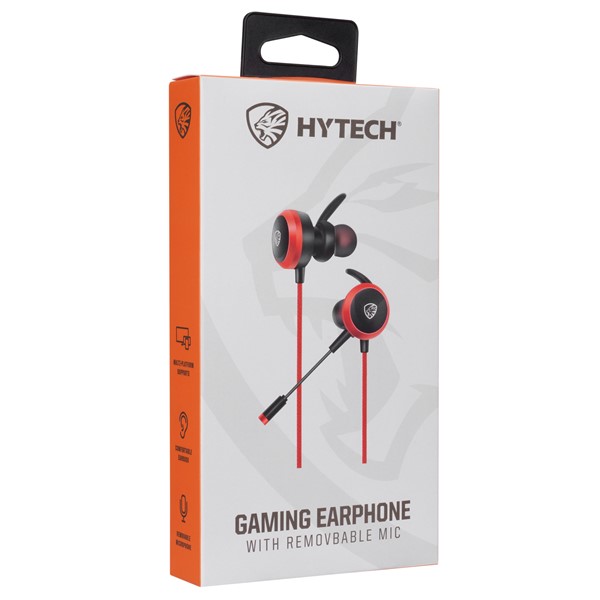 resimler/genel/Hytech HY-GK2 3,5 Oyuncu Esnek Mikrofonlu Kırmızı Kulakiçi Kulaklık