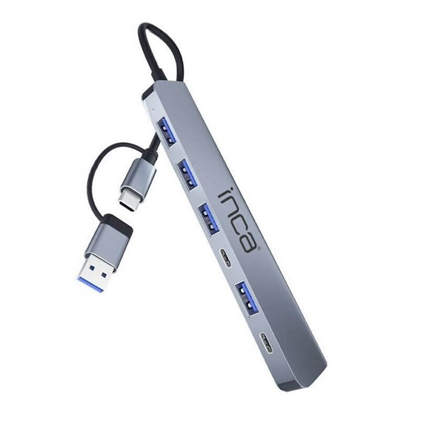 resimler/genel/INCA IUTP-7 5port TYPEC-USB 3.0 USB Çoklayıcı Hub 100W