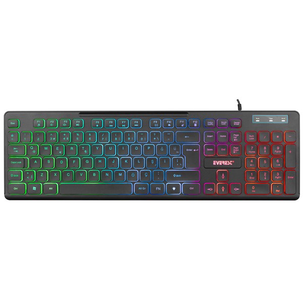 resimler/genel/EVEREST KB-120 Sleek Siyah USB Gökkuşağı Aydınlatmalı Q Gaming Oyuncu Klavyesi