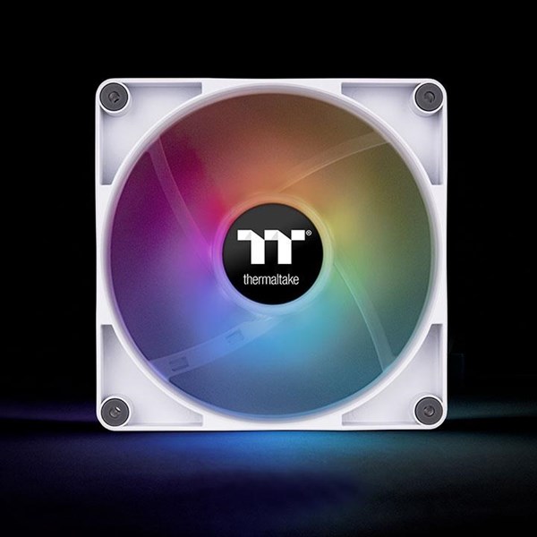 resimler/genel/Thermaltake CT120 CL-F153-PL12SW-A Beyaz ARGB 2x120mm Kasa Fan Kiti