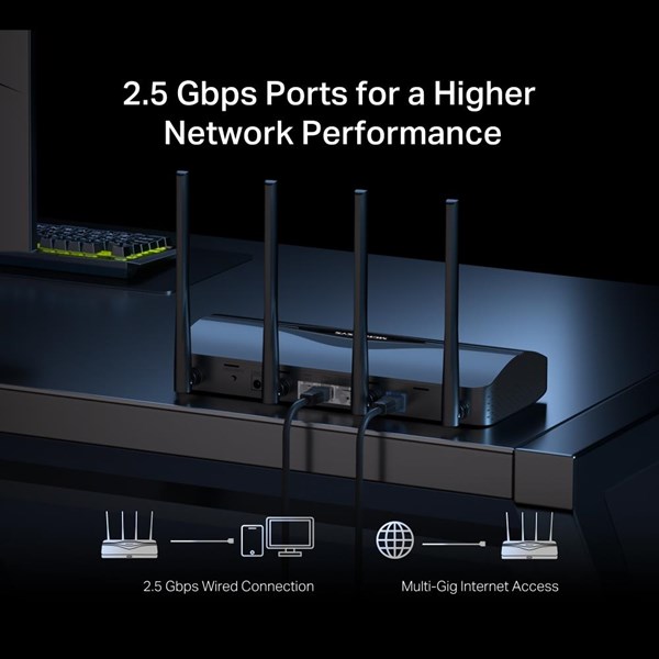 MERCUSYS MR27BE BE3600 WIFI7 DUAL BAND ROUTER