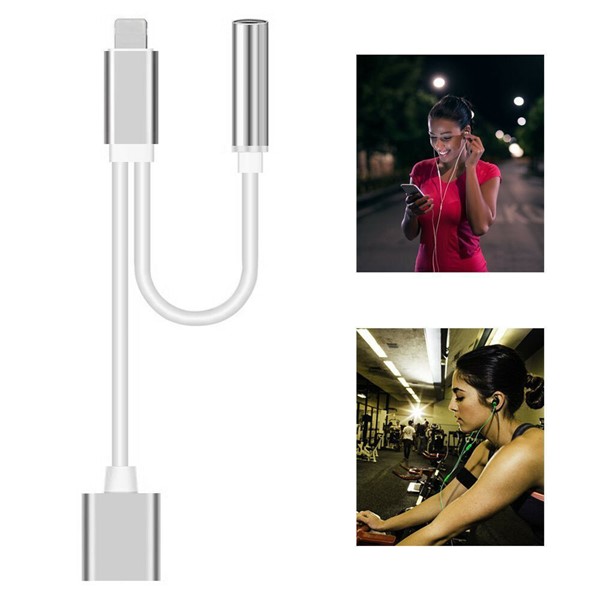 resimler/genel/Codegen Apple iPhone Lightning + 3.5mm Stereo Dönüştürücü Çoklayıcı Adaptör CDG-CNV51