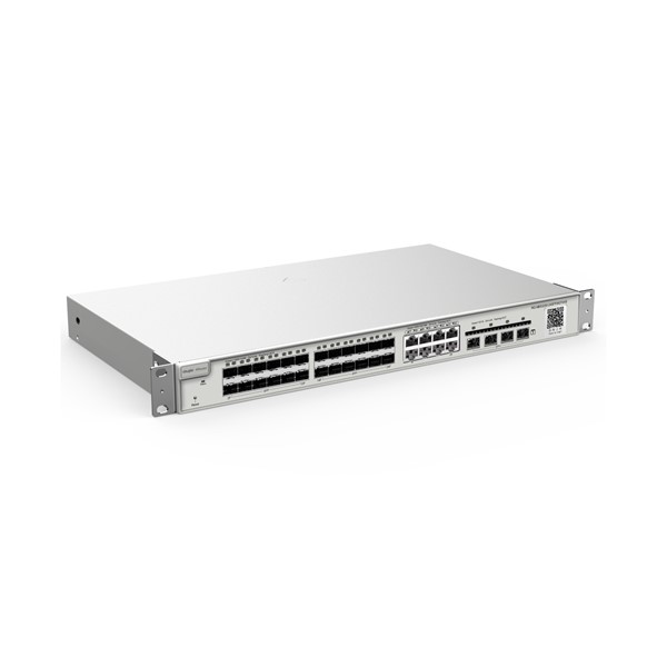 resimler/genel/RUIJIE 8port RG-NBS3200-24SFP/8GT4XS GIGABIT 24X SFP / 4X 10GbE Yönetilebilir Switch