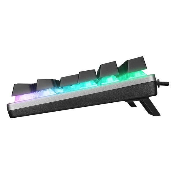 resimler/genel/Altec Lansing ALGK8404GR Siyah/Gümüş RED SWITCH Rainbow 87 Tuşlu Süper Kompakt Mekanik Gaming Oyuncu Klavye