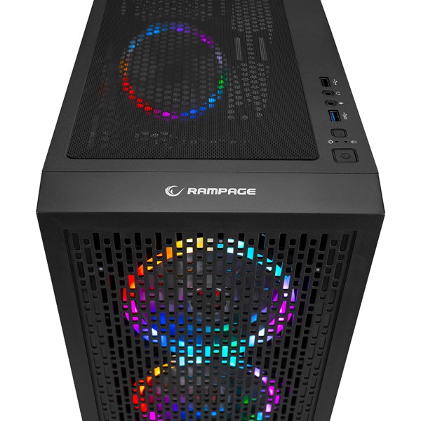 resimler/genel/RAMPAGE 600W 80  BRONZE Platino Gaming Mid-Tower PC Kasası