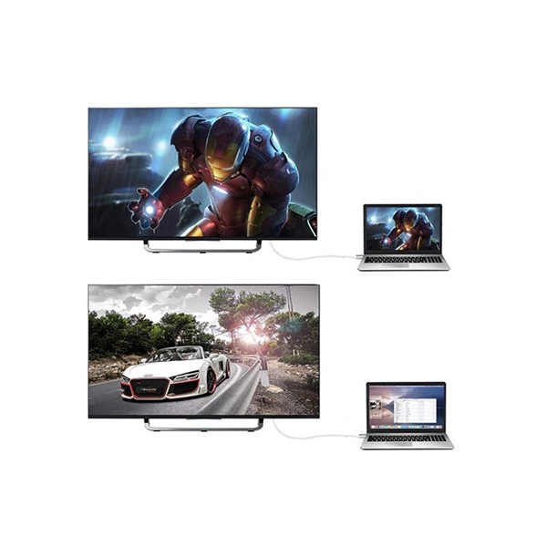 resimler/genel/S-link SL-USB-C70 1.8m 4k*2k Gold Plated Type C3.1 to HDMI Konnectör