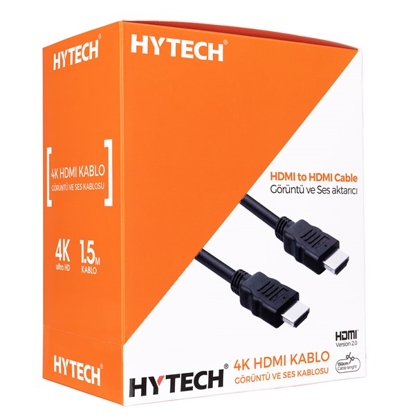 resimler/genel/Hytech HY-XHD01 HDMI TO HDMI 1.5m Sinema 4K (4096*2160) Görüntü ve Ses Aktarıcı Kablo
