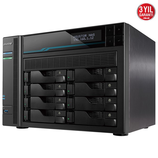 resimler/genel/ASUSTOR AS6508T ATOM QC- 8 GB RAM- 8-diskli Nas Server (Disksiz)	