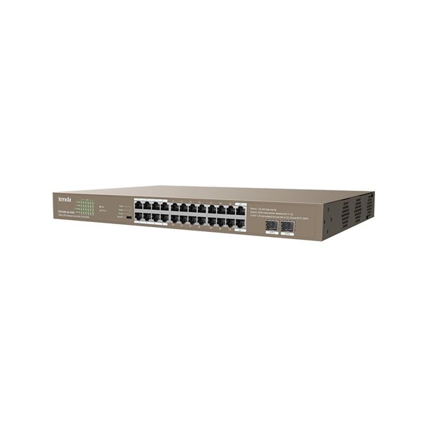 resimler/genel/TENDA 24port 410W FULL PoE TEG1126P-24-410W GIGABIT 2X SFP Yönetilemez Switch