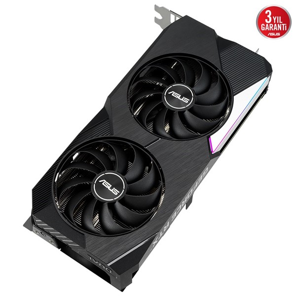 resimler/genel/ASUS RTX3060TI 8GB DUAL RTX3060TI-O8G-V2 GDDR6 256bit HDMI DP PCIe 16X v4.0