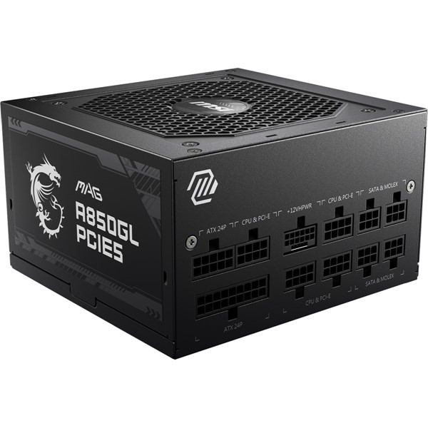 resimler/genel/MSI 850W 80+ GOLD MAG A850GL PCIE 5.0 TAM MODÜLER POWER SUPPLY