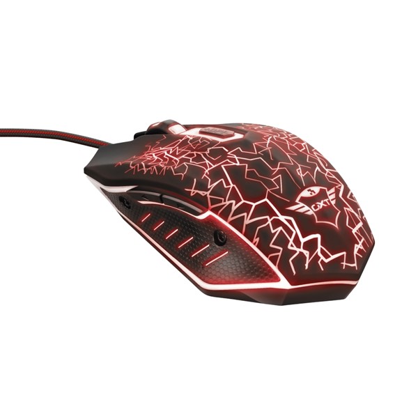 Trust Izza 21683 Gxt 105 Usb 2400 Dpı Siyah 6Xbuttons Rgb Gamıng Mouse