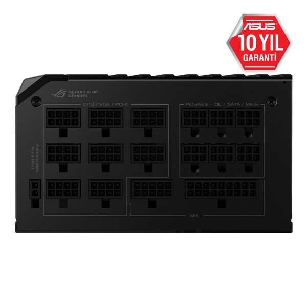 resimler/genel/ASUS 1200W 80+ PLATINUM ROG THOR 1200P 13.5cm Fanlı Tam Modüler Power Supply Japon Kapasitör