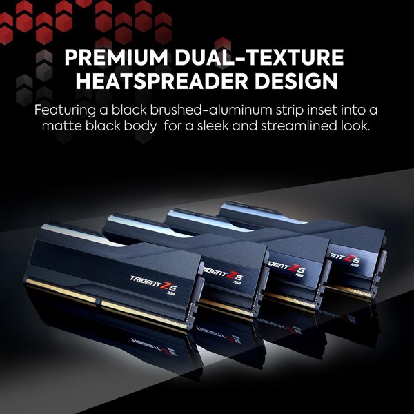 resimler/genel/GSKILL 64GB (2X 32GB) DDR5 5600MHZ CL28 RGB DUAL KIT PC RAM TRIDENT Z5 F5-5600J2834F32GX2-TZ5RK