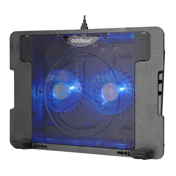 resimler/genel/Addison ANC-606 OFFICE 2*Fan Ledli 2* Usb Port Notebook Soğutucu Stand