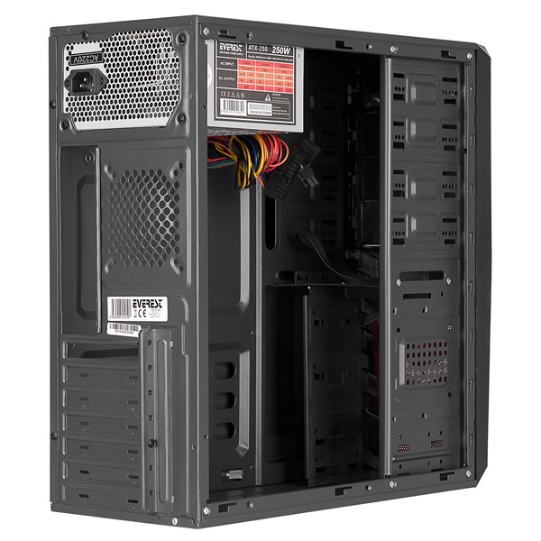 resimler/genel/EVEREST 720R 250W PEAK Standart Mid-Tower PC Kasası