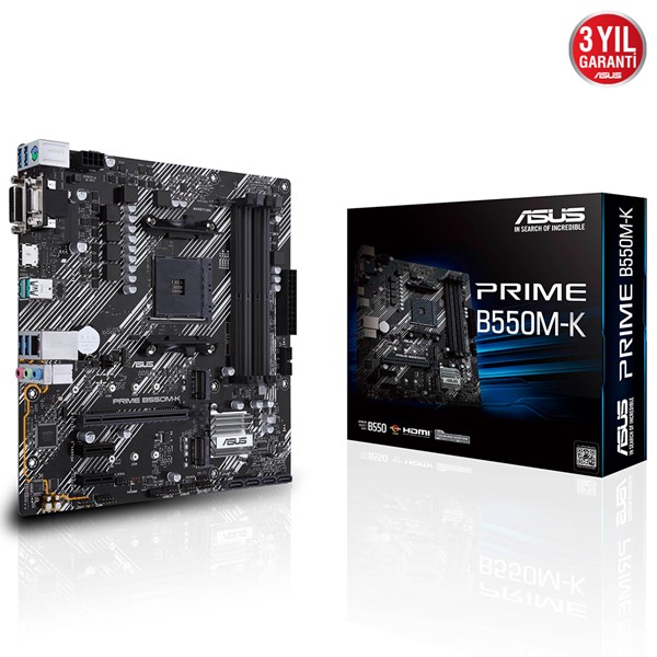 resimler/genel/ASUS PRIME B550M-K DDR4 M2 PCIe NVME HDMI DVI PCIe 16X v4.0 AM4 mATX