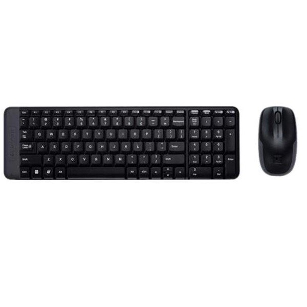 resimler/genel/LOGITECH MK220 Kablosuz Q Trk Siyah Multimedya Klavye - Mouse Set 920-003163