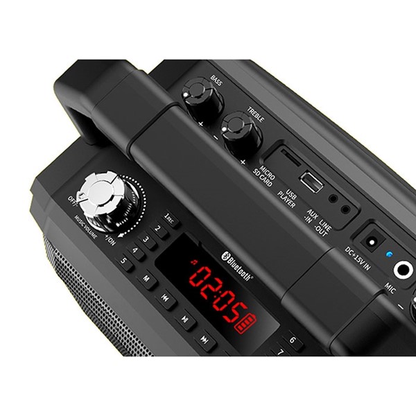 resimler/genel/Mifa M520 Plus 30W Siyah Kablosuz Mikrofonlu Bluetooth Toplantı Anfisi